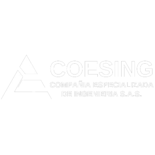 Logo de COESING SAS en blanco